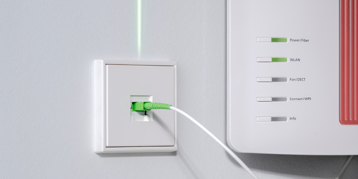 Die neuen Glasfaser-Anschlussdosen bei Elektro Bär GmbH in Neuendettelsau