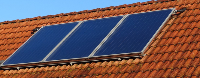 Solarthermie bei Elektro Bär GmbH in Neuendettelsau