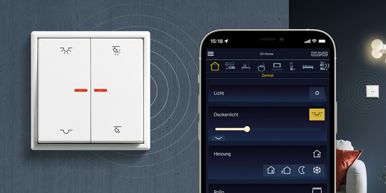 KNX RF Taster bei Elektro Bär GmbH in Neuendettelsau